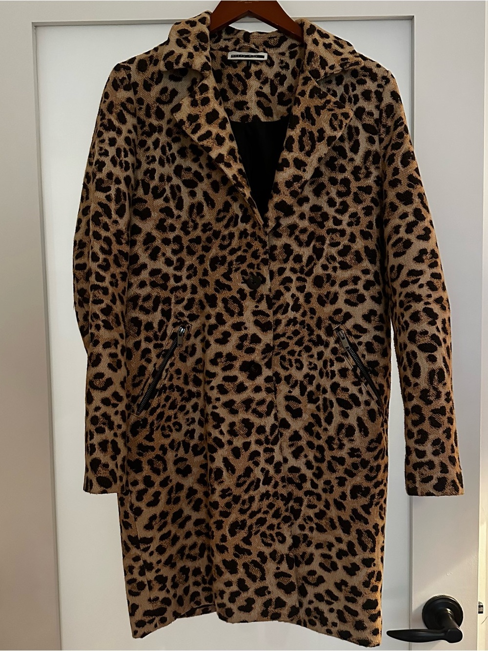 Cotton blend Leopard Print Coat 🐆